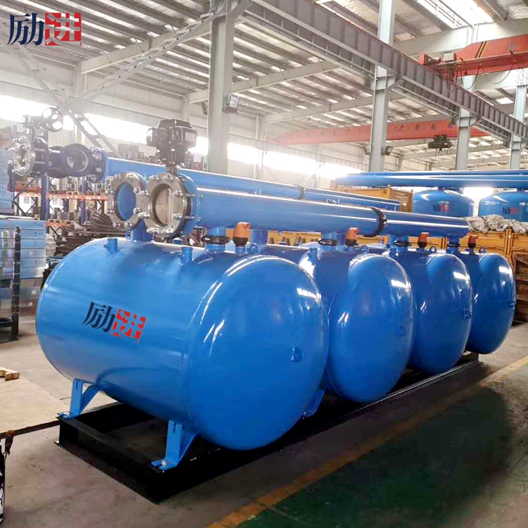 4單元臥式淺層過濾器組合